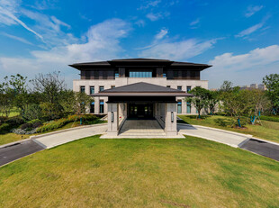 中式风格庭院建筑景观