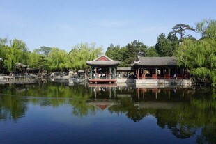 北京皇家园林颐和园谐趣园