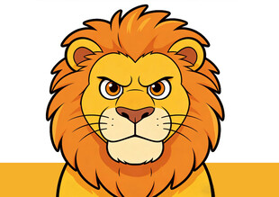 狮子和老鼠英文故事头饰