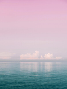 梦幻粉蓝海景