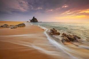 海边黄昏美景