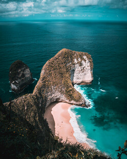 海岸悬崖美景