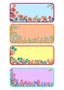 花卉边框素材