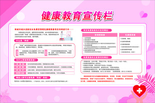 健康教育宣传栏展板设计