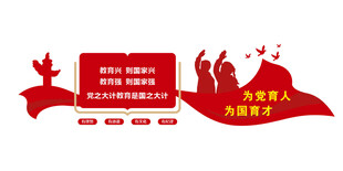 教育方针文化墙