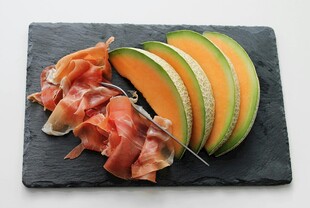 蜜瓜配火腿精致美味小食