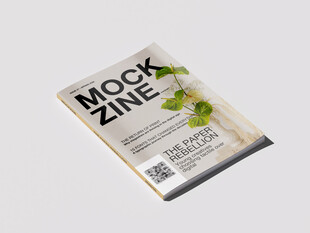 单本精装杂志样机展示