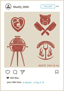 4款入猪美食图案