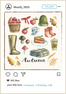 15款入秋季水彩画