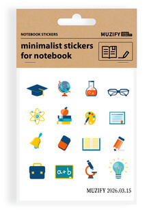 16款入学习贴纸