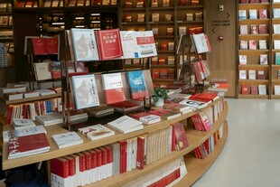 书店内景展示丰富书籍