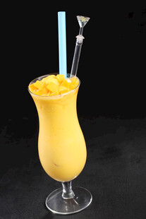 芒果冰沙饮品 清爽又美味