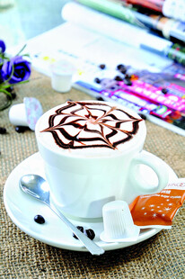 精致拉花咖啡 惬意时光