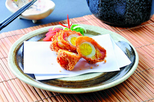 美味鲜虾寿司摆盘精致
