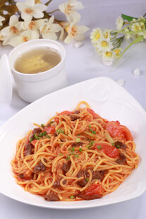 美味番茄肉酱意大利面