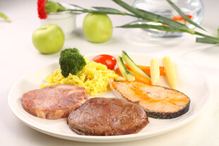 营养美味的健康餐食拼盘