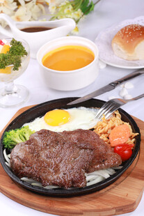 美味牛排套餐 视觉味觉盛宴