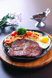 美味牛排套餐 视觉盛宴
