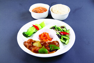 美味营养的多样餐食组合