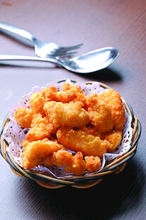 美味油炸虾仁