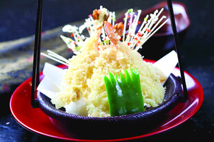 美味日式蟹籽盖饭