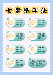 七步洗手法