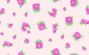 粉色花卉图案背景