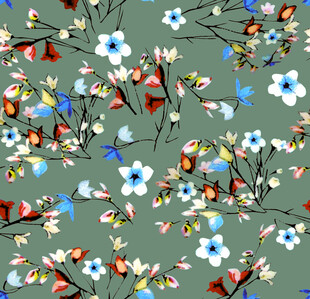 花卉图案背景图