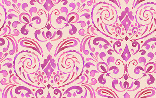 粉色花卉漩涡图案背景