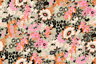 花卉图案布料纹理设计