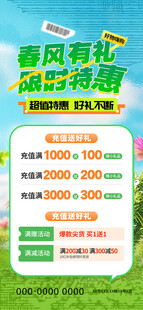 春天出游活动海报