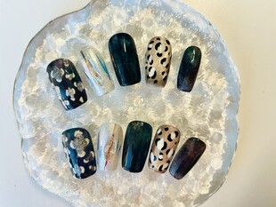 时尚个性美甲款式展示