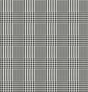 经典黑白格纹图案