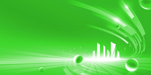 绿色动感城市背景图