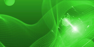 绿色动感线条科技背景图