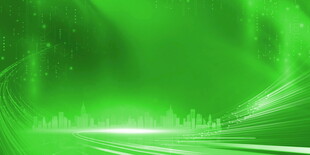 梦幻绿色光影背景画面