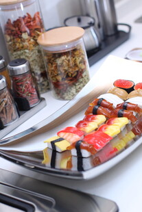 多样蔬果美食摆盘展示