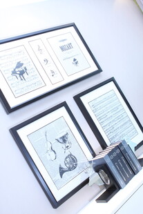复古风装饰画组合展示