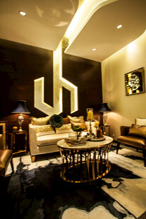 现代温馨客厅室内场景