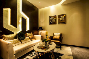 现代温馨客厅室内场景