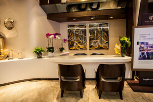 现代风格前台接待区场景