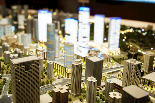 城市建筑模型展示