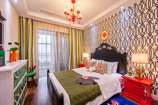 现代简约风卧室装饰展示