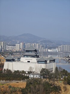 古典建筑与城市山水景观