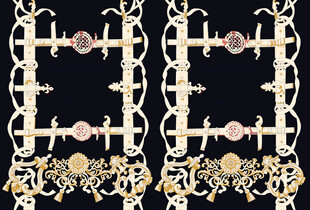 精美古典铁艺围栏图案