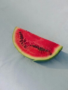 新鲜西瓜切片