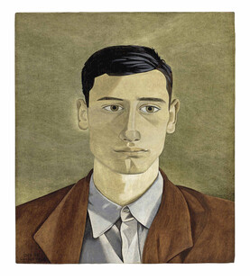 复古风格男士肖像画