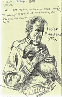 素描持枪军人形象