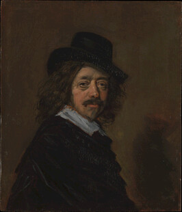 戴帽男子肖像画