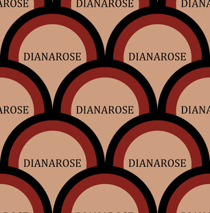 圆形图案的DIANAROSE